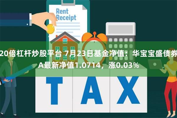 20倍杠杆炒股平台 7月23日基金净值：华宝宝盛债券A最新净值1.0714，涨0.03%