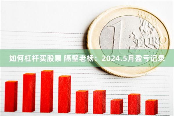 如何杠杆买股票 隔壁老杨：2024.5月盈亏记录