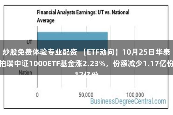 炒股免费体验专业配资 【ETF动向】10月25日华泰柏瑞中证1000ETF基金涨2.23%，份额减少1.17亿份