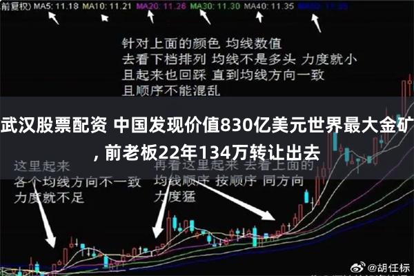 武汉股票配资 中国发现价值830亿美元世界最大金矿, 前老板22年134万转让出去