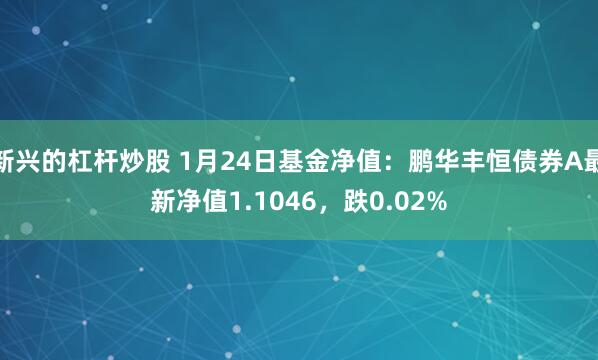 新兴的杠杆炒股 1月24日基金净值：鹏华丰恒债券A最新净值1.1046，跌0.02%